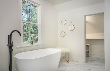 modern bathroom interior