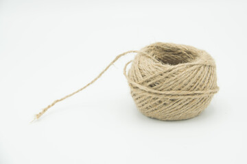 bunch of vintage brown yarn