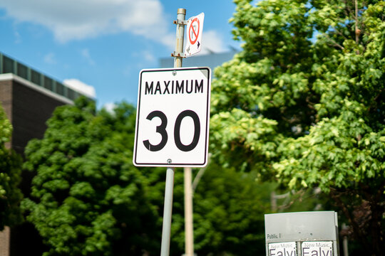 UofT Speed Limit Sign