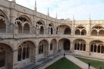 Fototapeta premium Windows in a monastery in Portugal