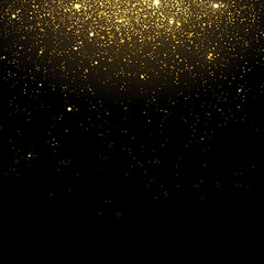 Glitter gold dust