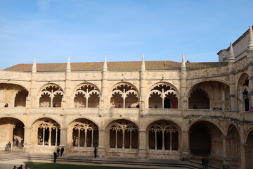 Fototapeta premium Windows in a monastery in Portugal