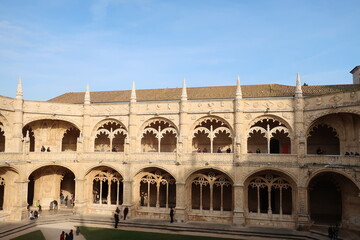 Obraz premium Windows in a monastery in Portugal
