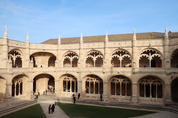 Fototapeta premium Windows in a monastery in Portugal
