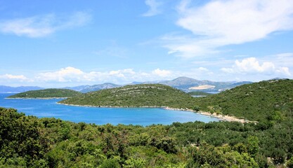 Fototapeta na wymiar nature on the peninsula Peljesac, Croatia