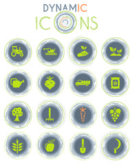 agricultural dynamic icons