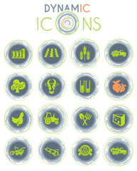 agricultural dynamic icons