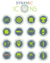 Bycicle dynamic icons