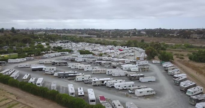 RV Park Trailer Family Campground Storage