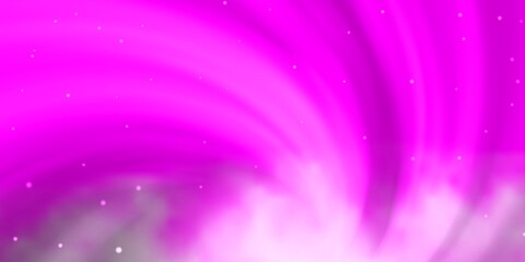 Light Pink vector layout with bright stars. Colorful illustration in abstract style with gradient stars. Best design for your ad, poster, banner.