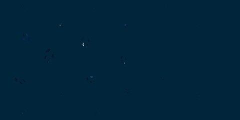 Light Blue, Green vector template with businesswoman signs.