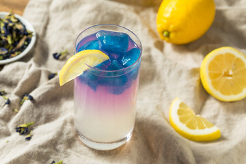 Homemade Butterfly Pea Tea Lemonade