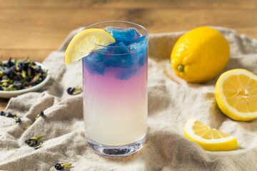 Homemade Butterfly Pea Tea Lemonade