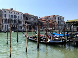 Venice gondolas.