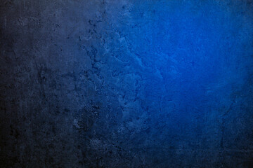 Obraz na płótnie Canvas Rough High Contrast Concrete Texture Background with blue lighting