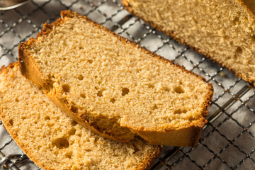 Homemade Peanut Butter Bread Loaf