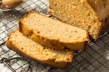 Homemade Peanut Butter Bread Loaf