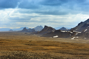 near Langjokull glacier, Iceland