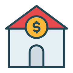 Building home for financial company representation.  