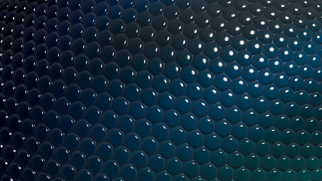 Abstract digital 3D background with bumpy surface