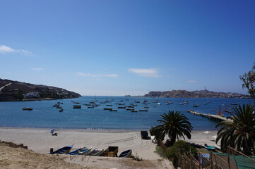 Vista desde lo lejos en coquimbo, Chile