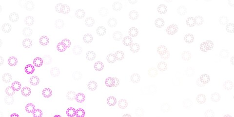 Light pink vector texture with disks.