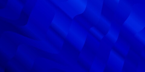 Light BLUE vector background with lines. Colorful geometric sample with gradient curves.  Best design for your ad, poster, banner.