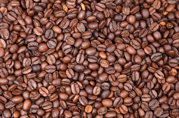 Roasted coffee beans