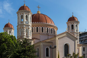 Metropolitan Church at the center of city of Thessaloniki, Greece