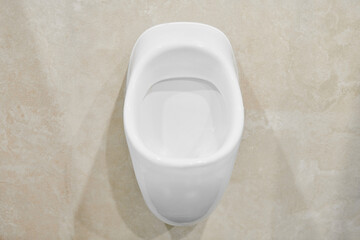 Urinal in public men toilet