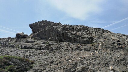 rock in the mountains