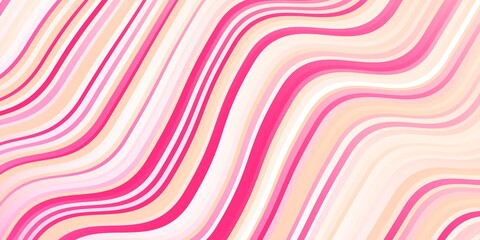 Light Pink vector texture with curves. Gradient illustration in simple style with bows. Best design for your posters, banners.