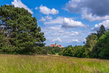 Smolenice castle at the foot of the Little Carpathians