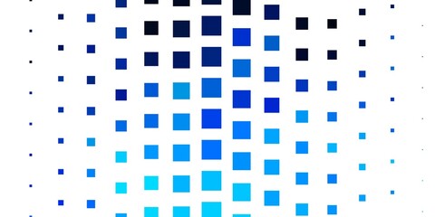 Light BLUE vector background with rectangles. Rectangles with colorful gradient on abstract background. Template for cellphones.