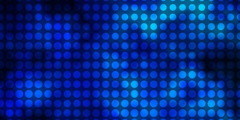 Light BLUE vector layout with circles. Abstract colorful disks on simple gradient background. Design for posters, banners.