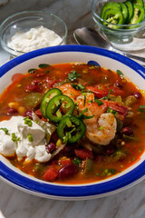 Shrimp Chili Con Carne