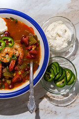 Shrimp Chili Con Carne