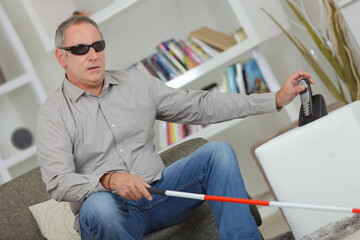 blind man