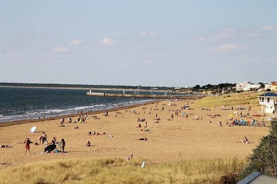 Grande Plage de Tharon en Loire Atlantique