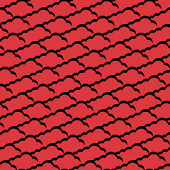 Bumpy cloud tile pattern seamless repeat background