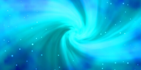 Obraz premium Light BLUE vector pattern with abstract stars. Blur decorative design in simple style with stars. Pattern for websites, landing pages.