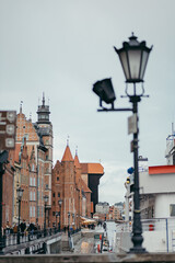 Fototapeta na wymiar A view of a city street