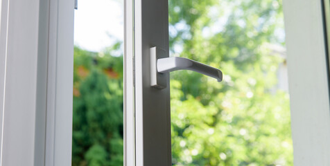 open window in the window