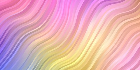 Obraz premium Light Multicolor vector pattern with lines. Brand new colorful illustration with bent lines. Smart design for your promotions.