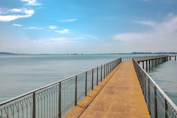 Fototapeta na wymiar Viewing Jetty, Pulau Ubin, Singapore