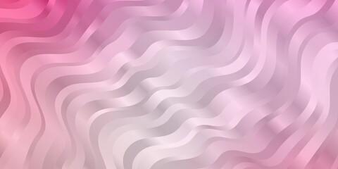 Light Pink, Yellow vector background with bent lines. Gradient illustration in simple style with bows. Pattern for commercials, ads.