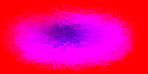 Fototapeta na wymiar Light purple, pink vector geometric polygonal layout.