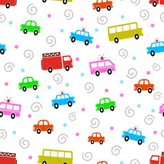 cars vector pattern