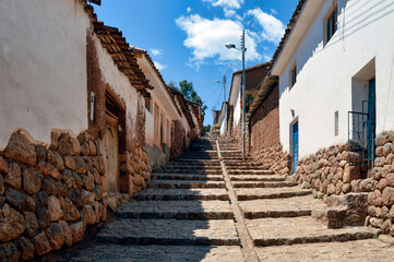Fototapeta na wymiar Small village in Peru