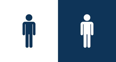 Man icon illustration isolated vector sign symbol